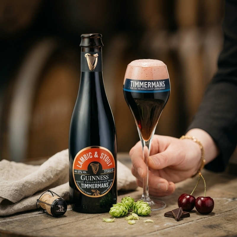Lambic & Stout - Brewery John Martin & Brewery Timmermans Stout - Belgian 375ml - 1