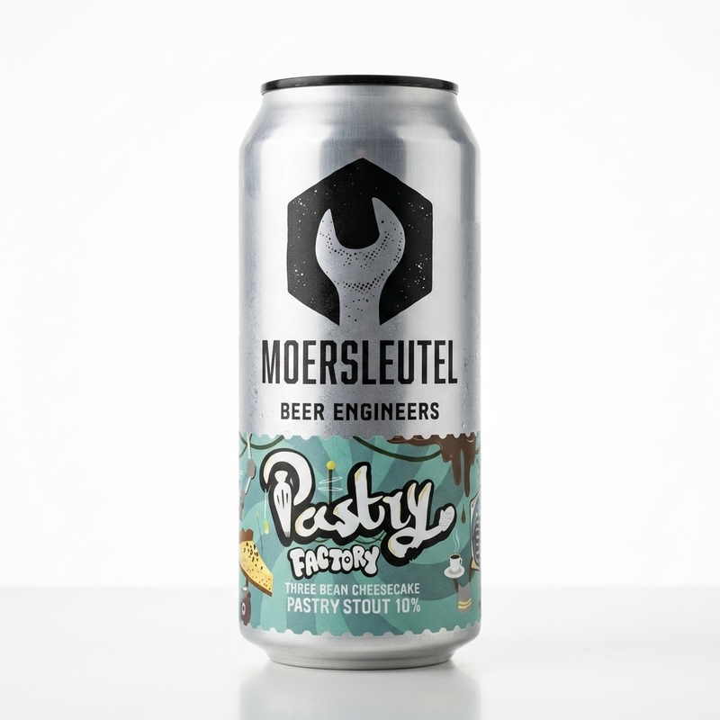 Pastry Factory: Three Bean Cheesecake - Moersleutel Craft Brewery Stout - Imperial / Double Pastry 440ml - 2