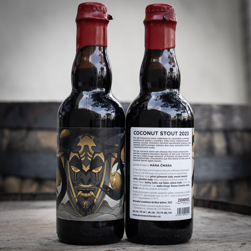 Coconut Stout 2023 - Rodinný pivovar Zichovec Stout - Imperial / Double 375ml - 1