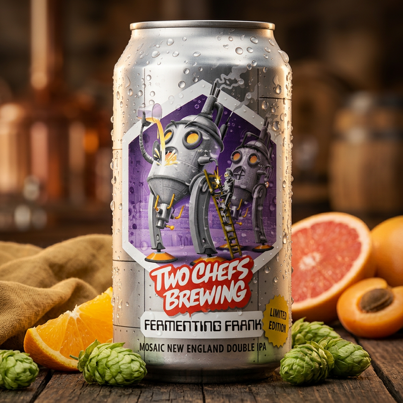 Two Chefs x Crosby Hops - Single Hop Amarillo IPA - Two Chefs Brewing IPA - American 330ml - 1