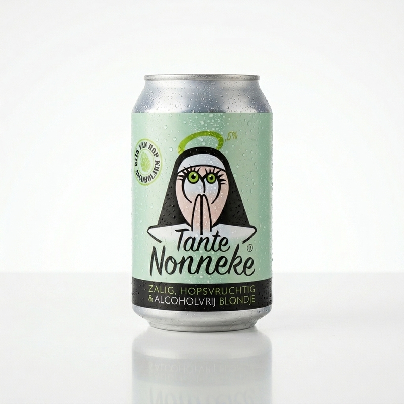 Tante Nonneke - Klootzakske Non-Alcoholic Beer - Pale Ale 330ml - 2
