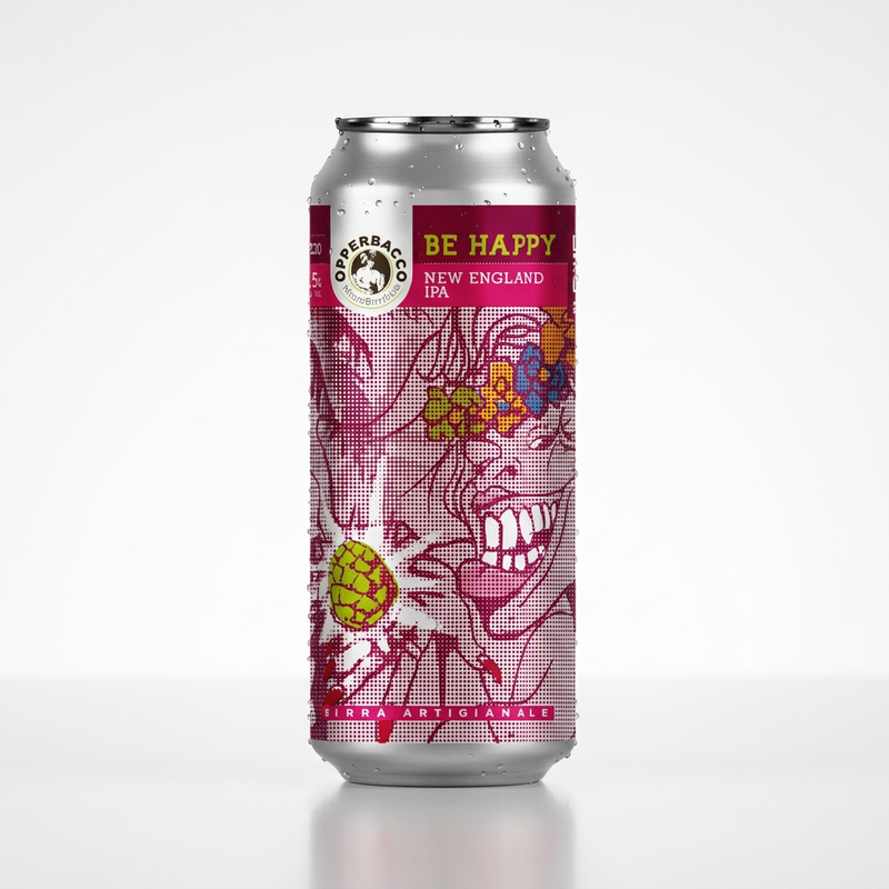 Be Happy - OpperBacco IPA - New England / Hazy 330ml - 1