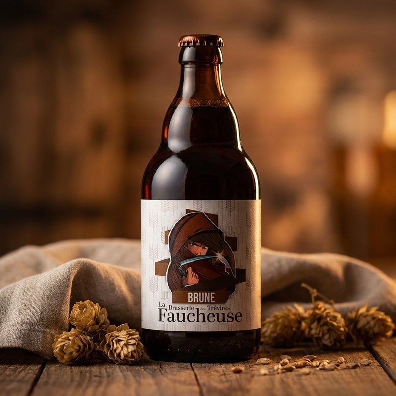 La Faucheuse Brune - Brasserie des Trévires Belgian Strong Dark Ale 330ml - 2