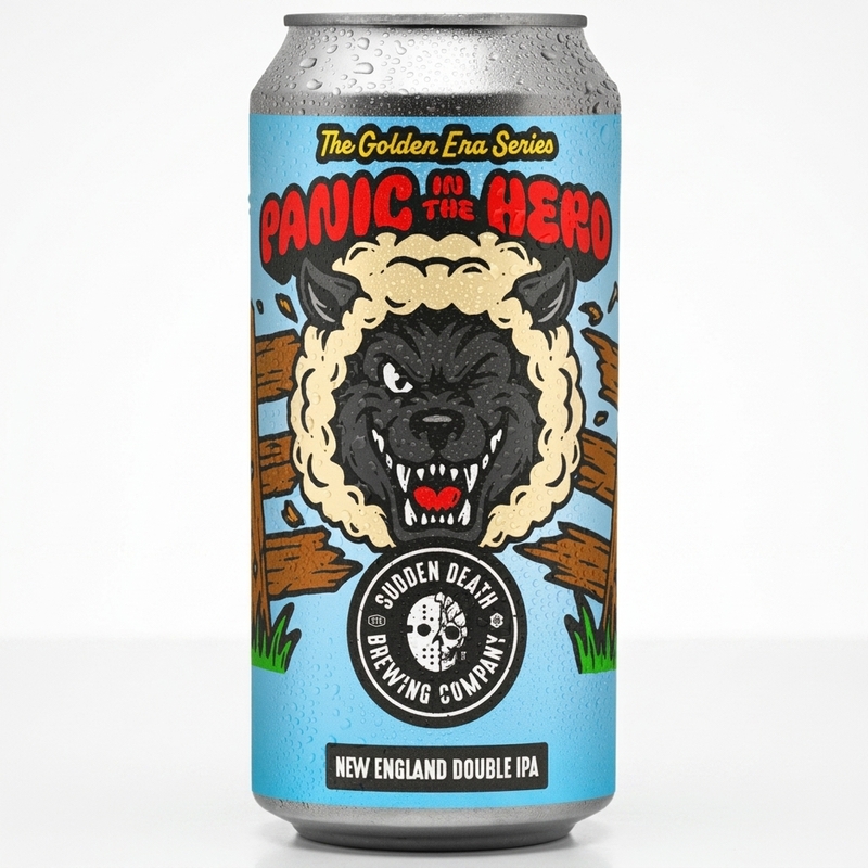 Panic In The Herd - Sudden Death Brewing Co. IPA - Imperial / Double New England / Hazy 440ml - 2