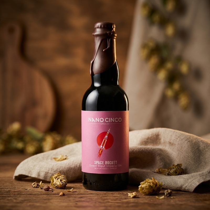 Space Rocket - Nano Cinco Stout - Imperial / Double 375ml - 2
