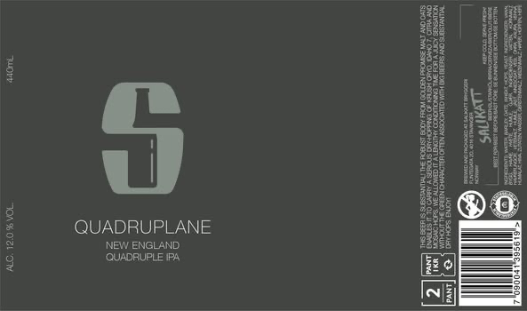 Quadruplane - Salikatt IPA - Quadruple 440ml - 1