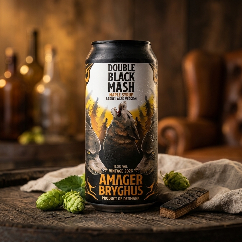 Double Black Mash (2026) Maple Syrup - Amager Bryghus Stout - Imperial / Double Pastry 440ml - 2