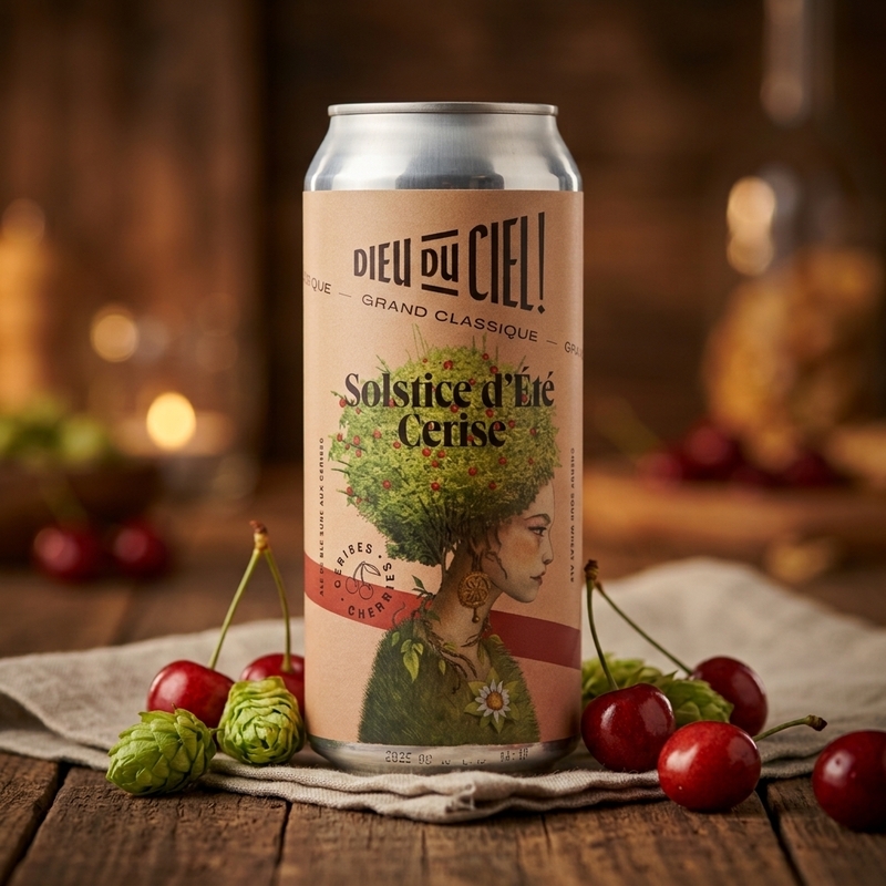 Solstice d'Eté Cerise - Brasserie Dieu du Ciel! Sour - Fruited 473ml - 1