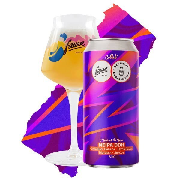 J'Irai où tu Iras - Fauve IPA - New England / Hazy 440ml - 1