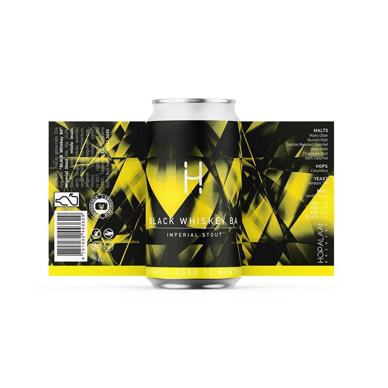 Black Whiskey BA - Hopalaa Stout - Imperial / Double 330ml - 1