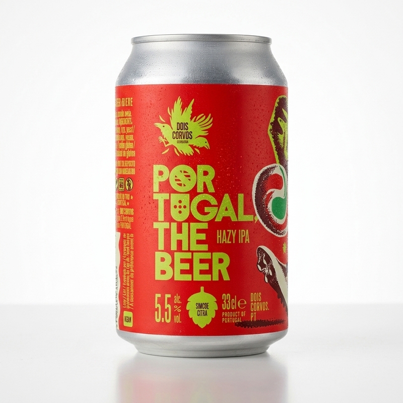 Portugal, The Beer - Dois Corvos IPA - New England / Hazy 330ml - 2