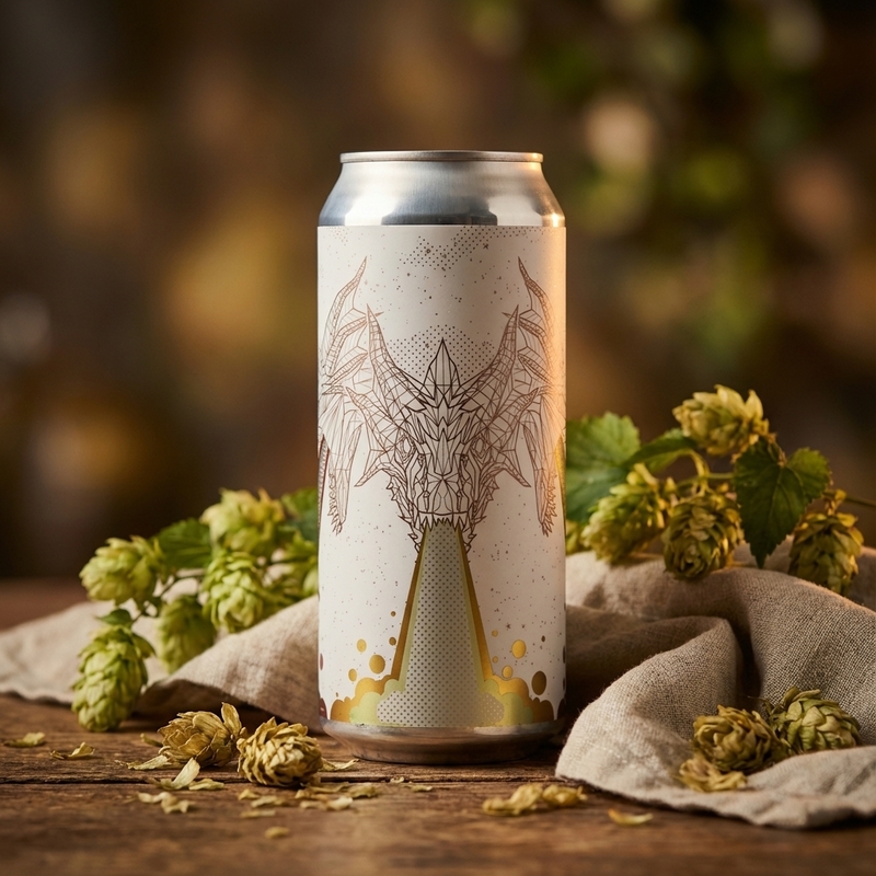 Demihydra | Strawberry + Lemon + Pistachio - Mortalis Brewing Company Sour - Fruited 473ml - 1