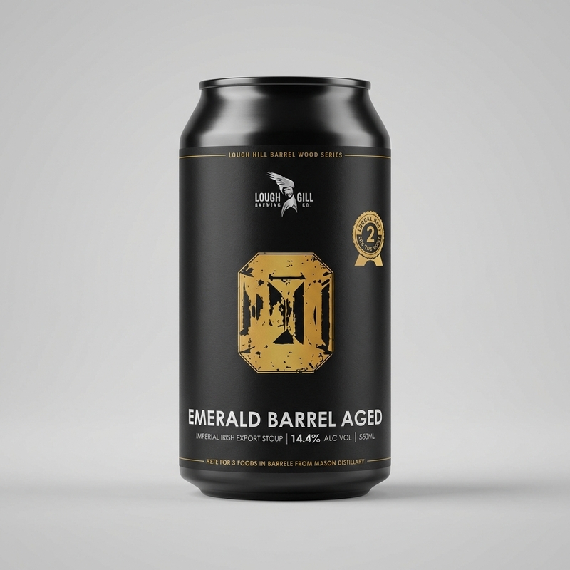 Emerald Barrel Aged 2026 - Lough Gill Brewery Stout - Imperial / Double 330ml - 1