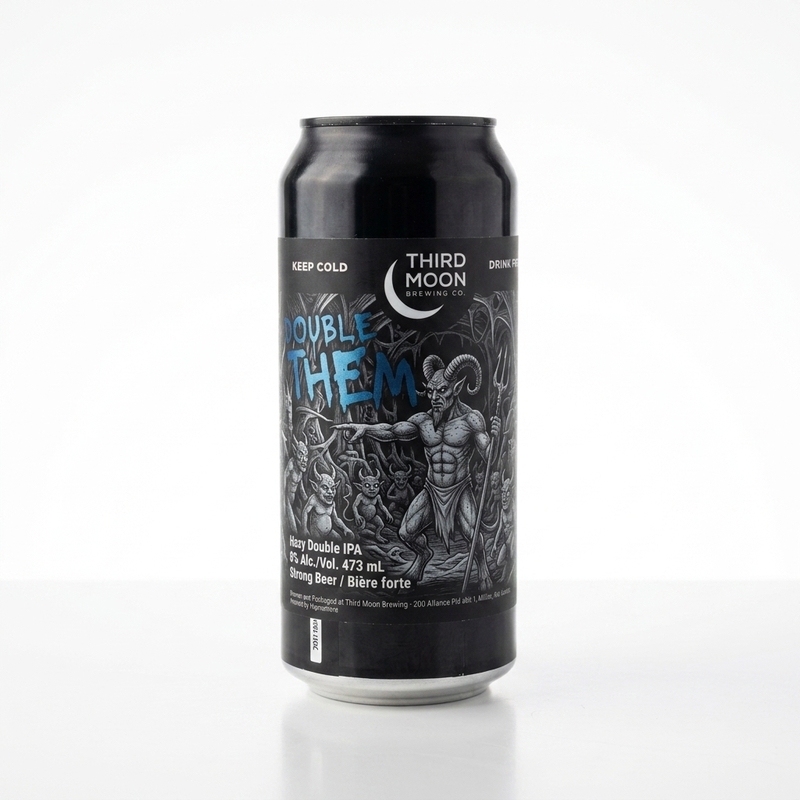 Double Them - Third Moon Brewing Company IPA - Imperial / Double New England / Hazy 473ml - 2