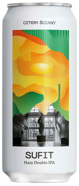 Sufit - Browar Cztery Ściany IPA - Imperial / Double New England / Hazy 500ml - 1