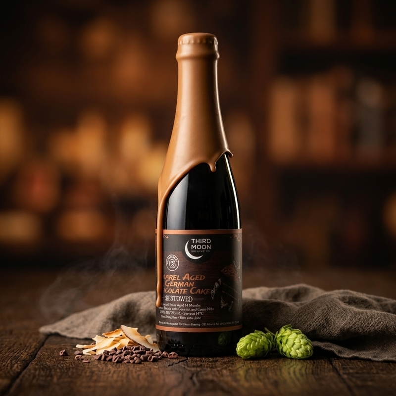 Barrel Aged Bestowed - German Chocolate Cake