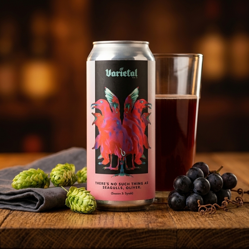 There's No Such Thing As Seagulls, Oliver (Season 3: Syrah) - Varietal Beer Co. Wild Ale - Other 473ml - 1