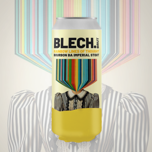Rainbow Lines Of Thought - Blech.Brut Stout - Imperial / Double 440ml - 1