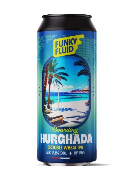 Boarding: Hurghada - Funky Fluid IPA - Imperial / Double 500ml - 1