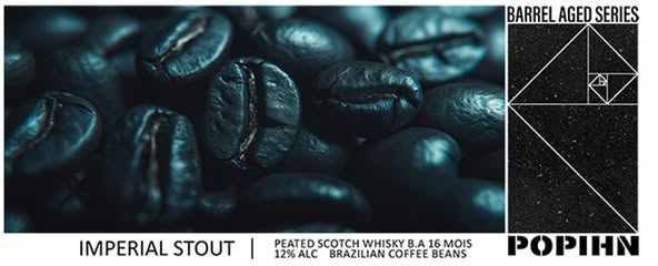 Imperial Stout – Peated Scotch Whisky BA 16 Mois / Brazilian Coffee