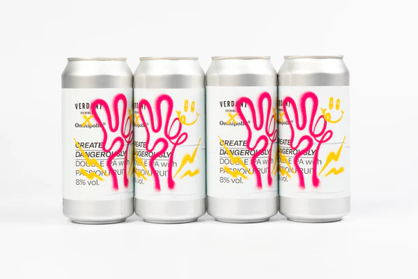 Create Dangerously (collab Omnipollo) - Verdant Brewing Co IPA - Imperial / Double New England / Hazy 440ml - 1