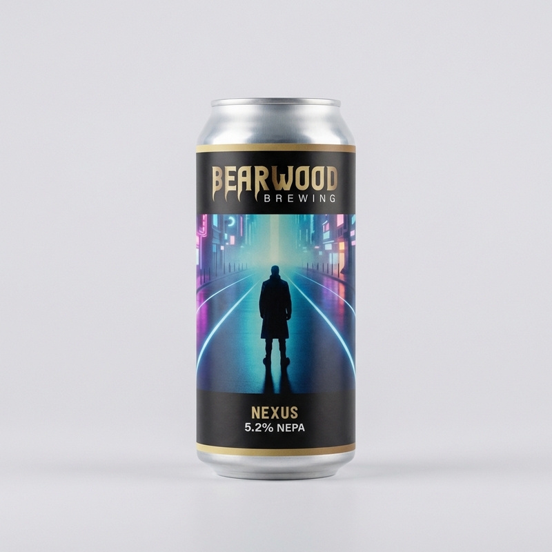 Nexus - Bearwood Brewing Pale Ale - New England / Hazy 440ml - 1