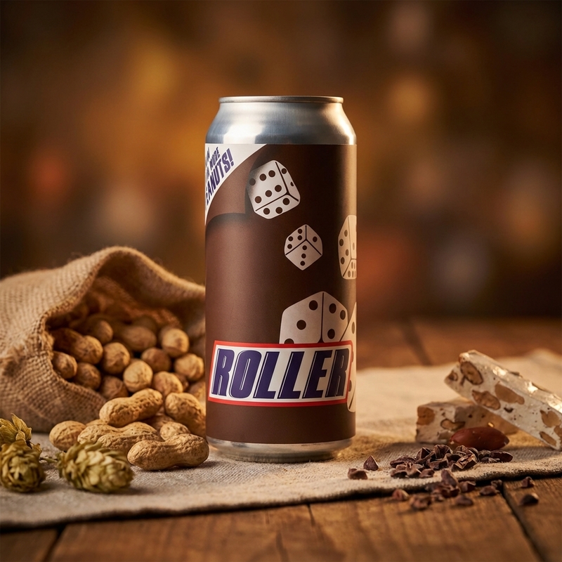 Snickers Roller (Now With MORE Peanuts!) - Counterpart Brewing Stout - Oatmeal 473ml - 2