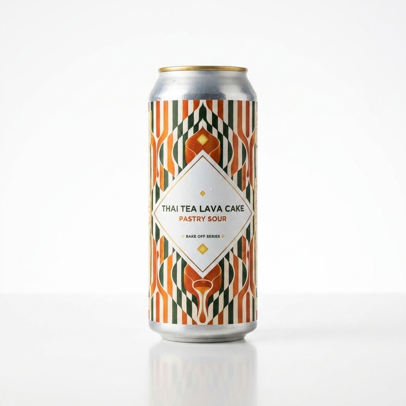 Thai Tea Lava Cake - Samanta Brewing Sour - Smoothie / Pastry 330ml - 2
