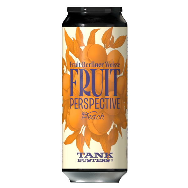 Fruit Perspective: Peach - TankBusters.Co Sour - Fruited Berliner Weisse 500ml - 1