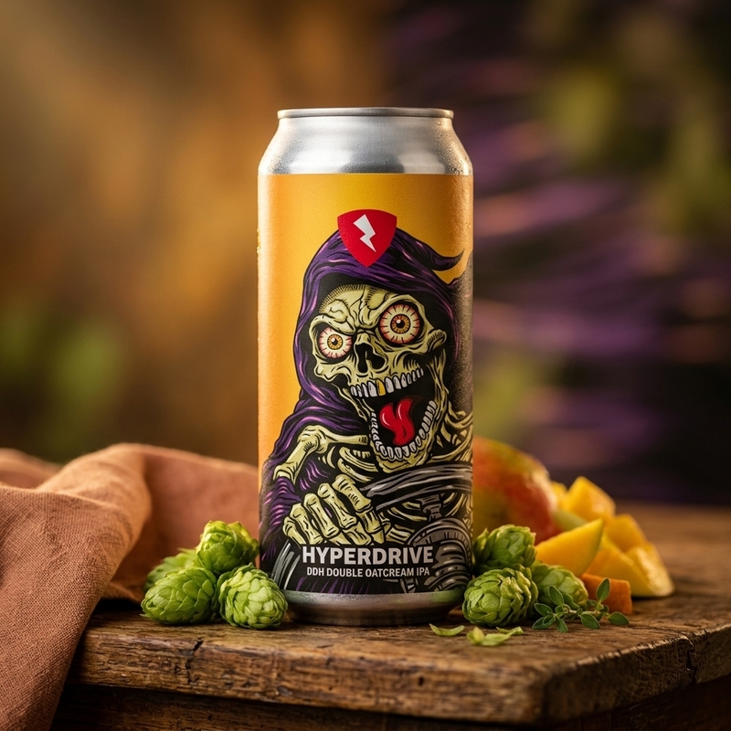Hyperdrive - Rock City Brewing IPA - Imperial / Double New England / Hazy 440ml - 2