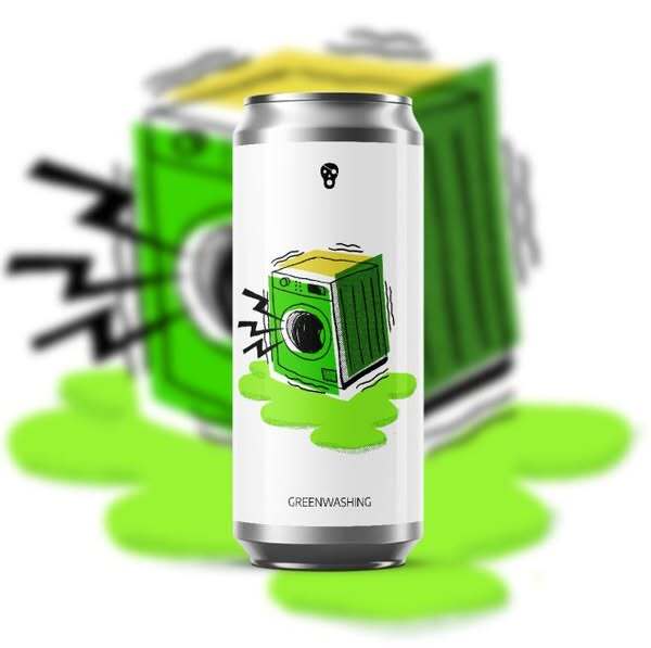 Greenwashing - La Pirata Brewing IPA - Imperial / Double New England / Hazy 440ml - 1