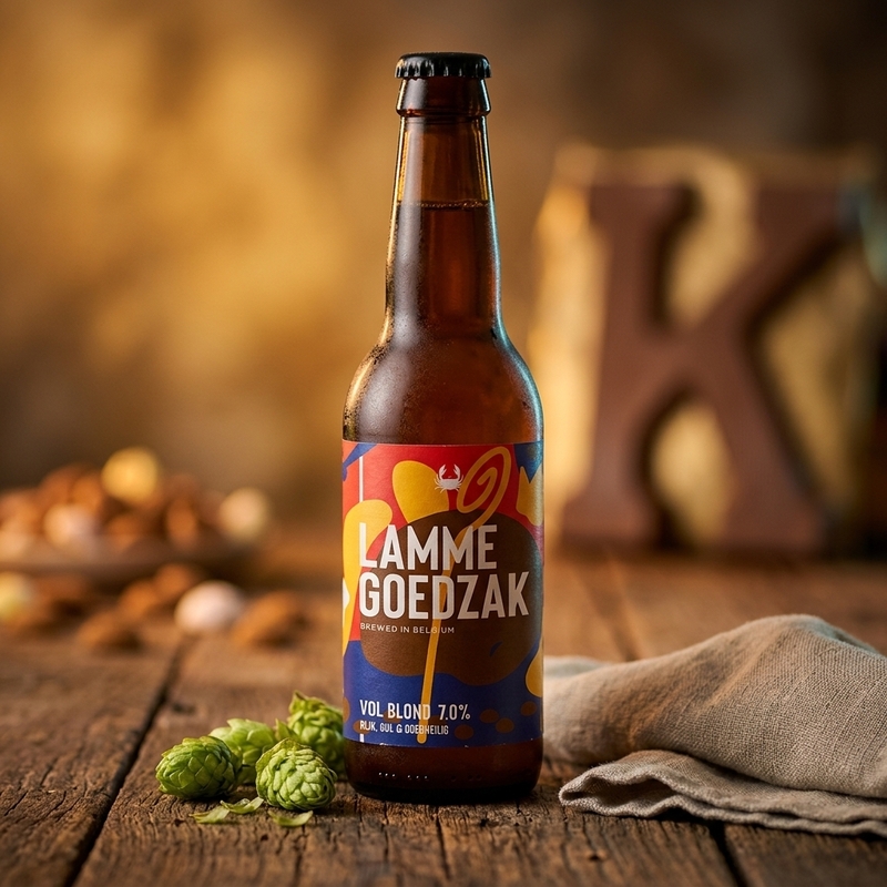 Lamme Goedzak Sinterklaas - Scheldebrouwerij Belgian Blonde 330ml - 1