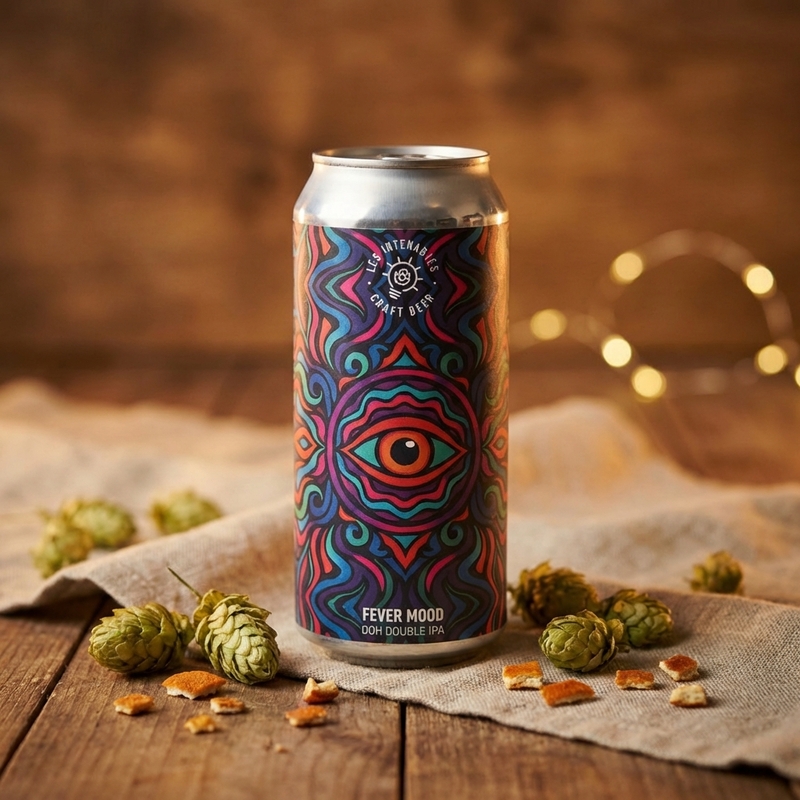 Fever Mood - Les Intenables - Craft Beer IPA - Imperial / Double New England / Hazy 440ml - 1