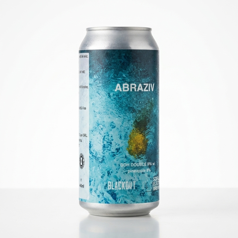 Abraziv - Blackout Brewing IPA - Imperial / Double New England / Hazy 440ml - 2