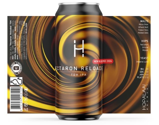 Nectaron Reloaded - Hopalaa IPA - Triple New England / Hazy 440ml - 1