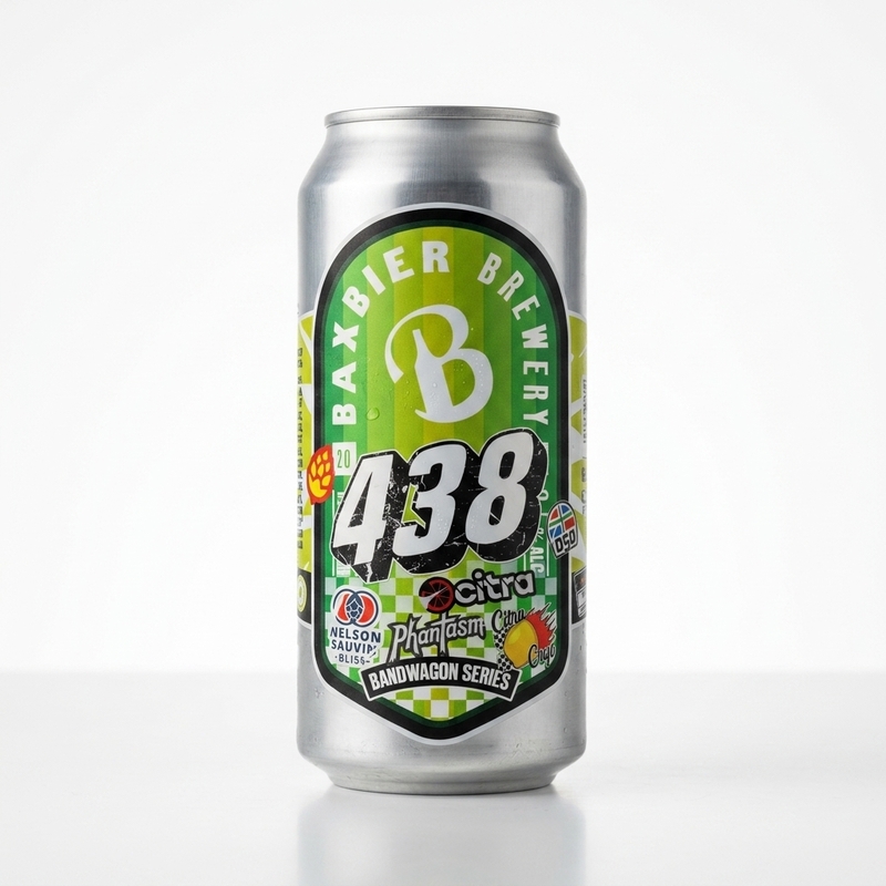 Brandwagon 438 - Baxbier IPA - Imperial / Double New England / Hazy 440ml - 2