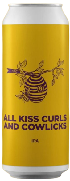 All Kiss Curls And Cowlicks - Pomona Island Brew Co. IPA - New England / Hazy 440ml - 1