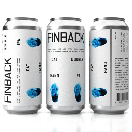 Cat Hand - Finback Brewery IPA - Imperial / Double New England / Hazy 473ml - 1