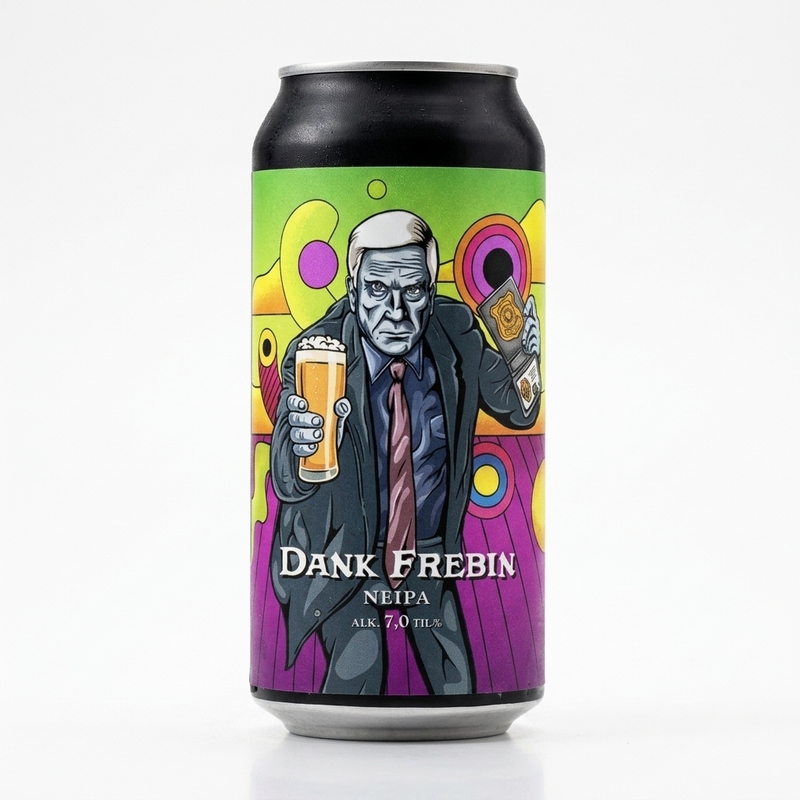 Dank Frebin - Panimoyhtiö Tuju IPA - New England / Hazy 440ml - 2