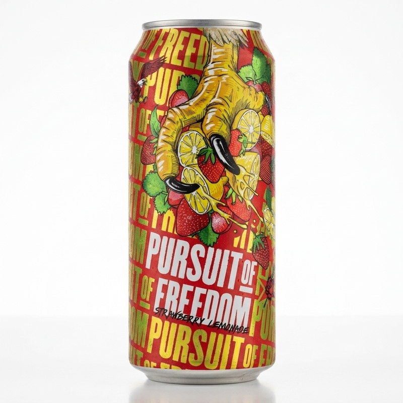Pursuit of Freedom: Strawberry Lemonade - Revolution Brewing Sour - Fruited 473ml - 2