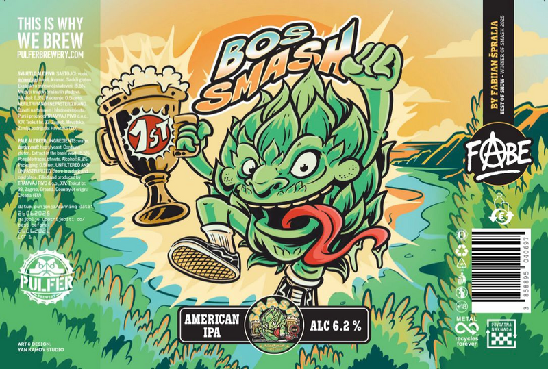 Boss Smash - Pulfer Brewery IPA - American 440ml - 1