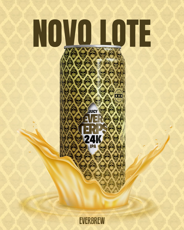 Ever Terps 24k - Cervejaria EverBrew IPA - New England / Hazy 473ml - 1