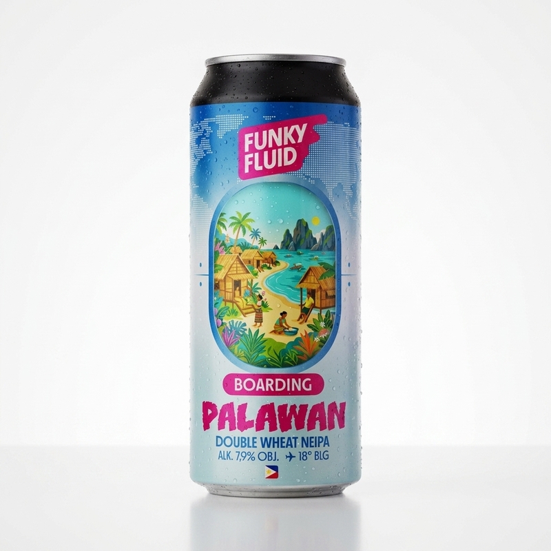 Boarding: Palawan - Funky Fluid IPA - Imperial / Double 500ml - 2