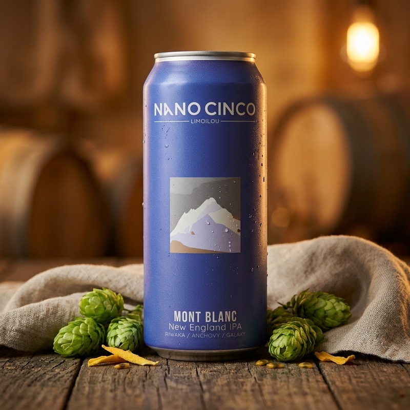 Mont Blanc - Nano Cinco IPA - New England / Hazy 473ml - 1