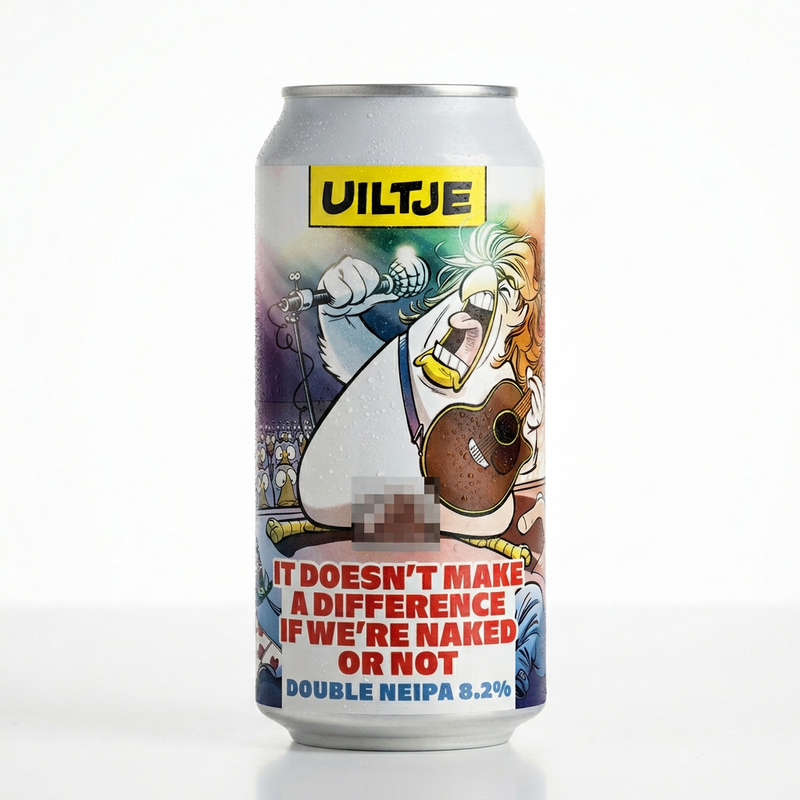 It Doesn't Make a Difference if We're Naked or Not - Uiltje Brewing Company IPA - Imperial / Double 440ml - 2
