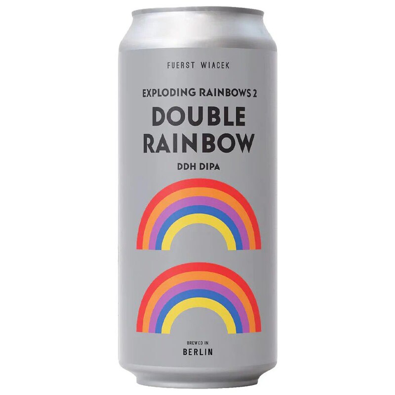 Exploding Rainbows 2: Double Rainbow - FUERST WIACEK Berlin IPA - Imperial / Double New England / Hazy 440ml - 1