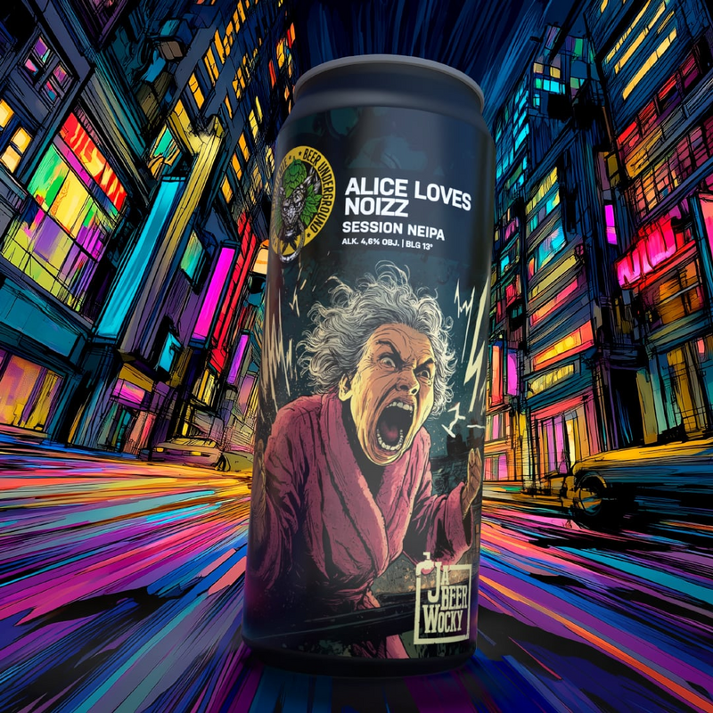Alice Loves Noizz - Piwne Podziemie / Beer Underground IPA - Session 500ml - 1