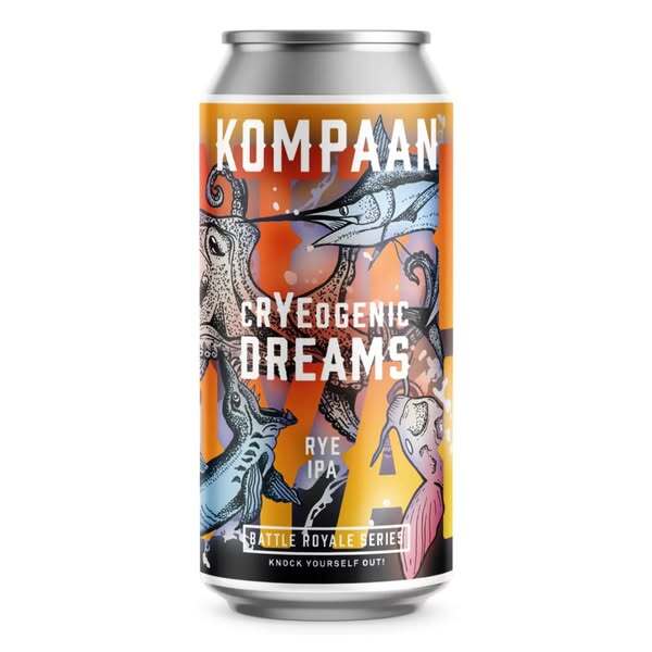 Battle Royale: Cryeogenic Dreams - KOMPAAN Dutch Craft Beer Company IPA - Rye 440ml - 1