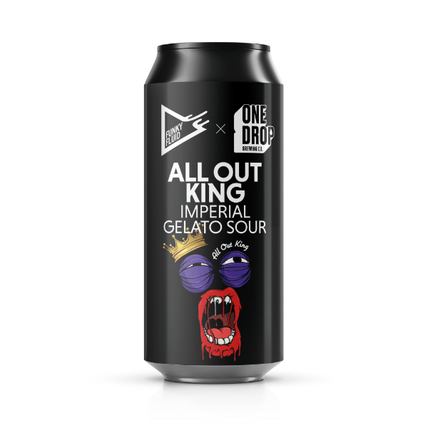Gelato: All Out King (collab One Drop) - Funky Fluid Sour - Smoothie / Pastry 500ml - 1