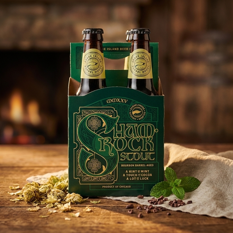 Shamrock Stout (2026) - Goose Island Beer Co. Stout - Imperial / Double 355ml - 2
